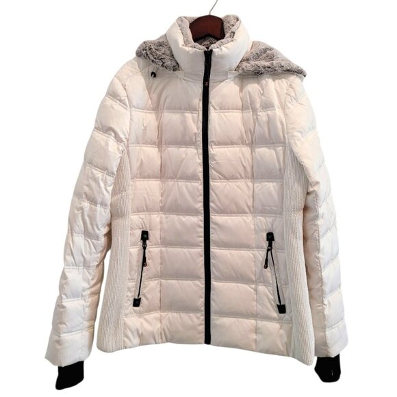 Slow Down, Women Midweight Down Puffer Jacket, L, White (NEW) - Picture 1 of 5